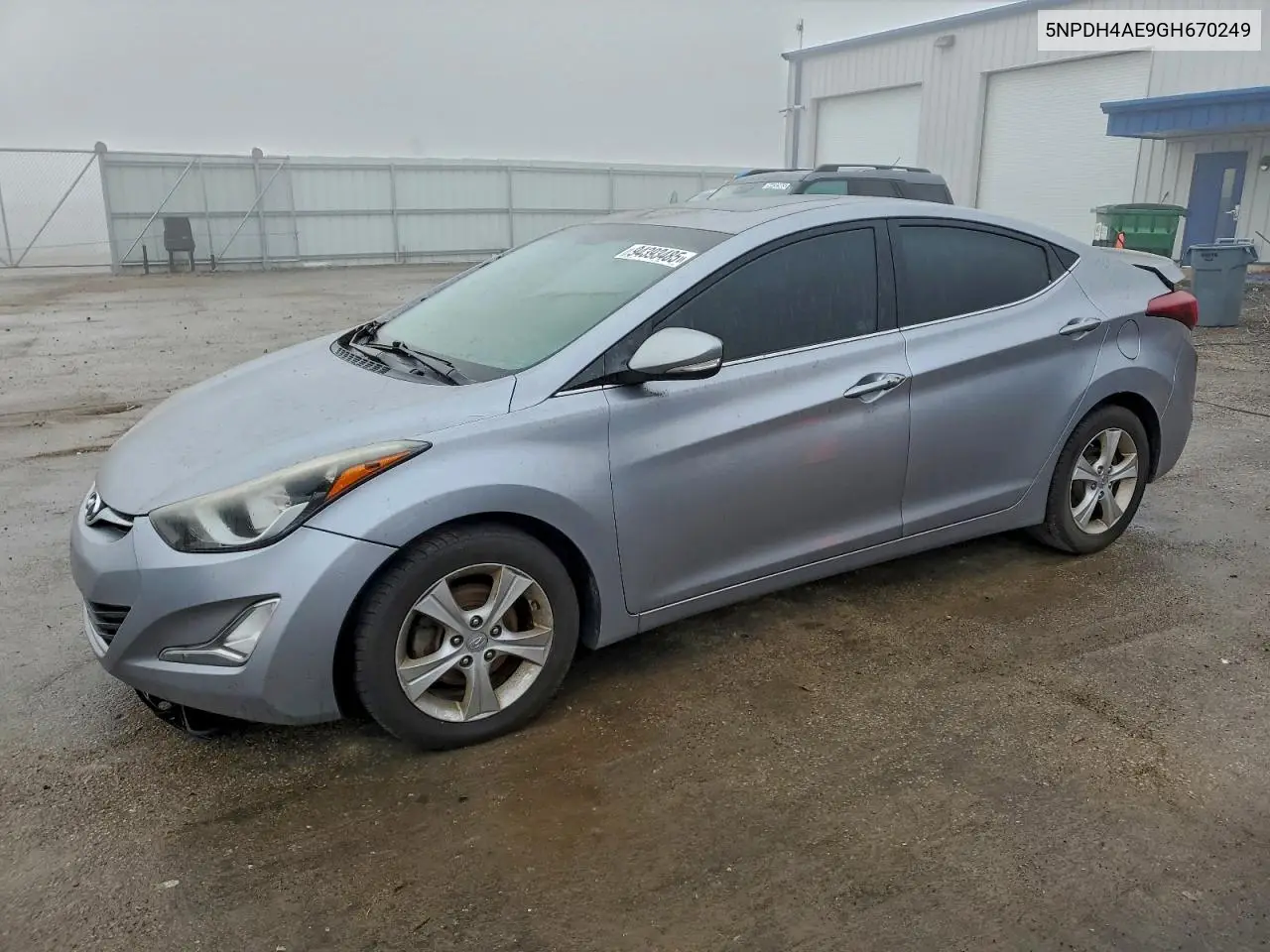 5NPDH4AE9GH670249 2016 Hyundai Elantra Se