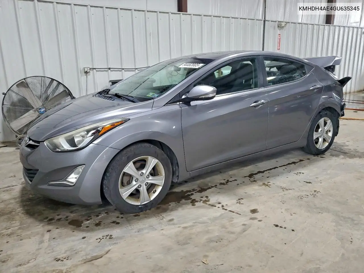 KMHDH4AE4GU635345 2016 Hyundai Elantra Se