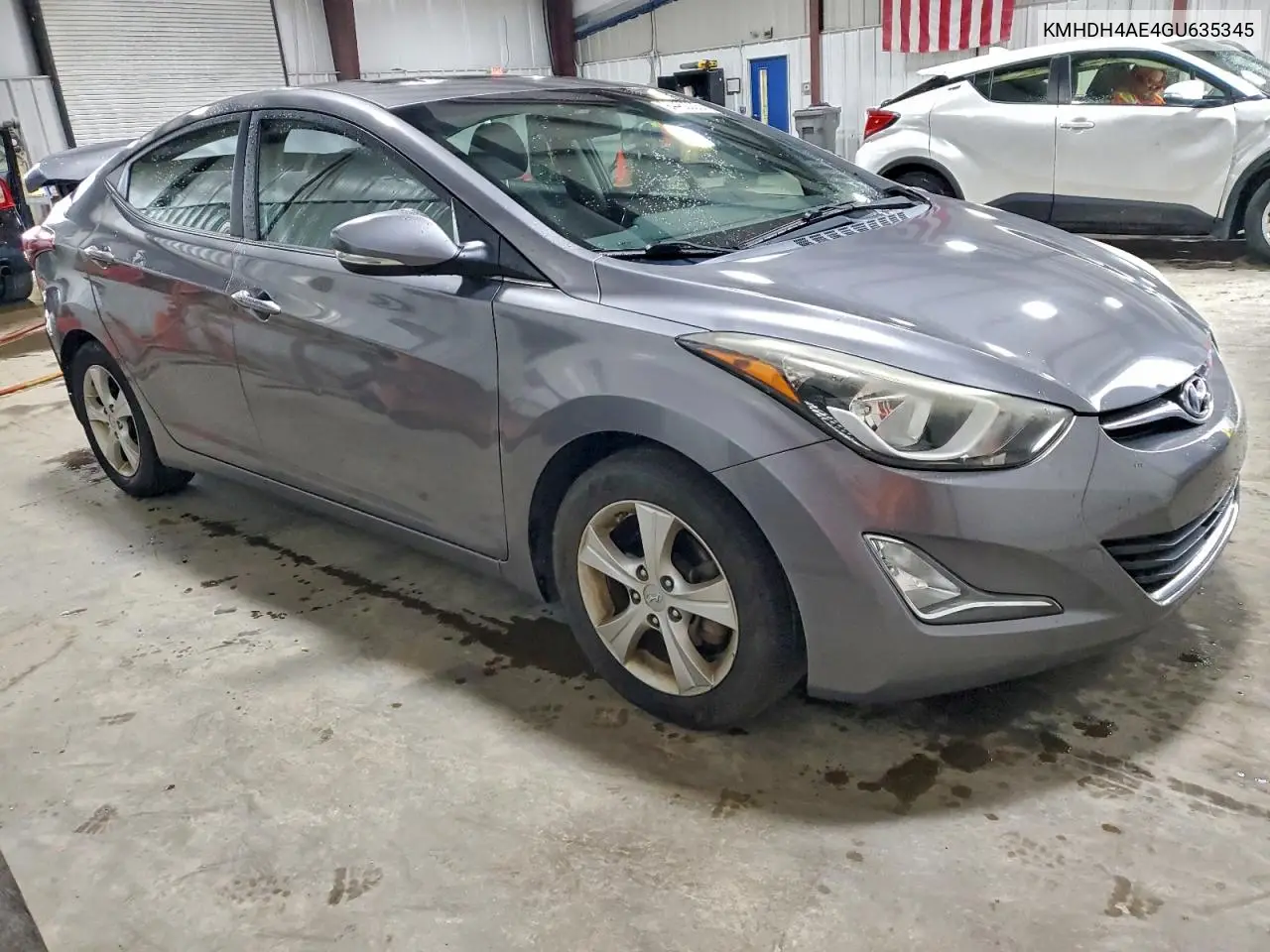 KMHDH4AE4GU635345 2016 Hyundai Elantra Se