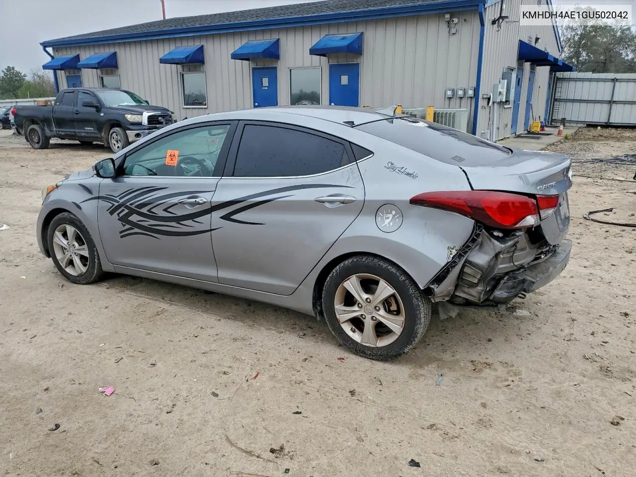 KMHDH4AE1GU502042 2016 Hyundai Elantra Se