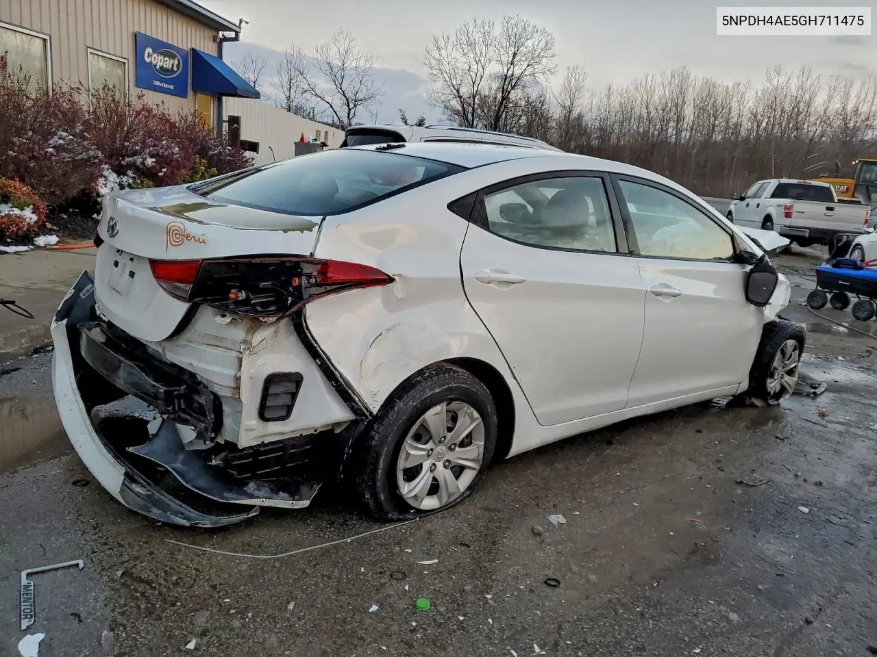 5NPDH4AE5GH711475 2016 Hyundai Elantra Se