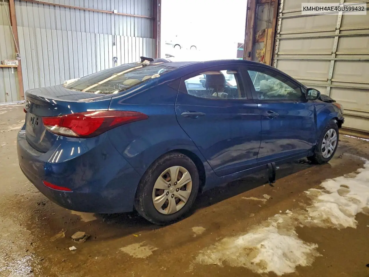 KMHDH4AE4GU599432 2016 Hyundai Elantra Se