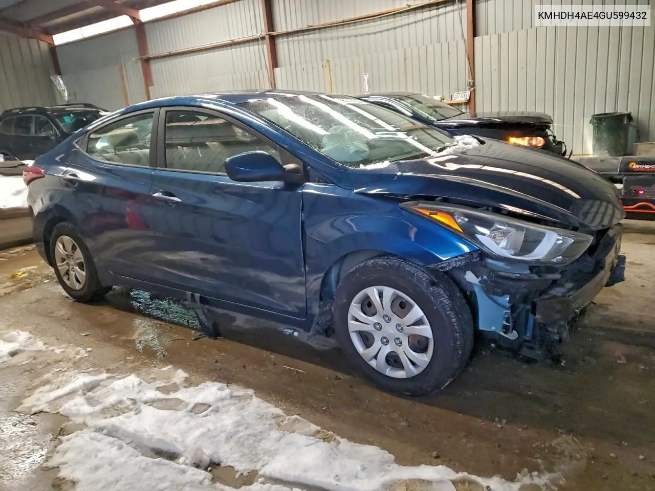 KMHDH4AE4GU599432 2016 Hyundai Elantra Se