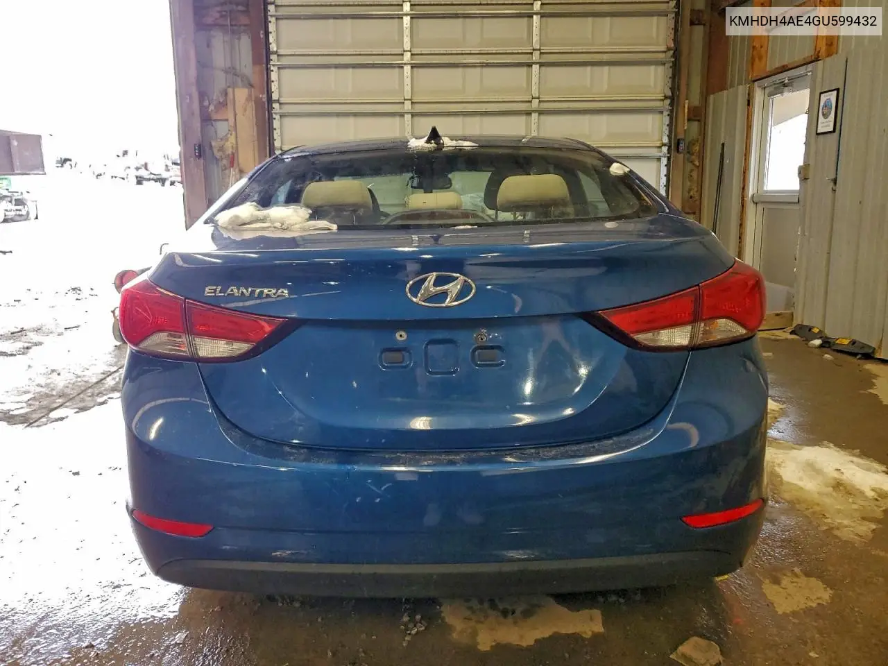 KMHDH4AE4GU599432 2016 Hyundai Elantra Se