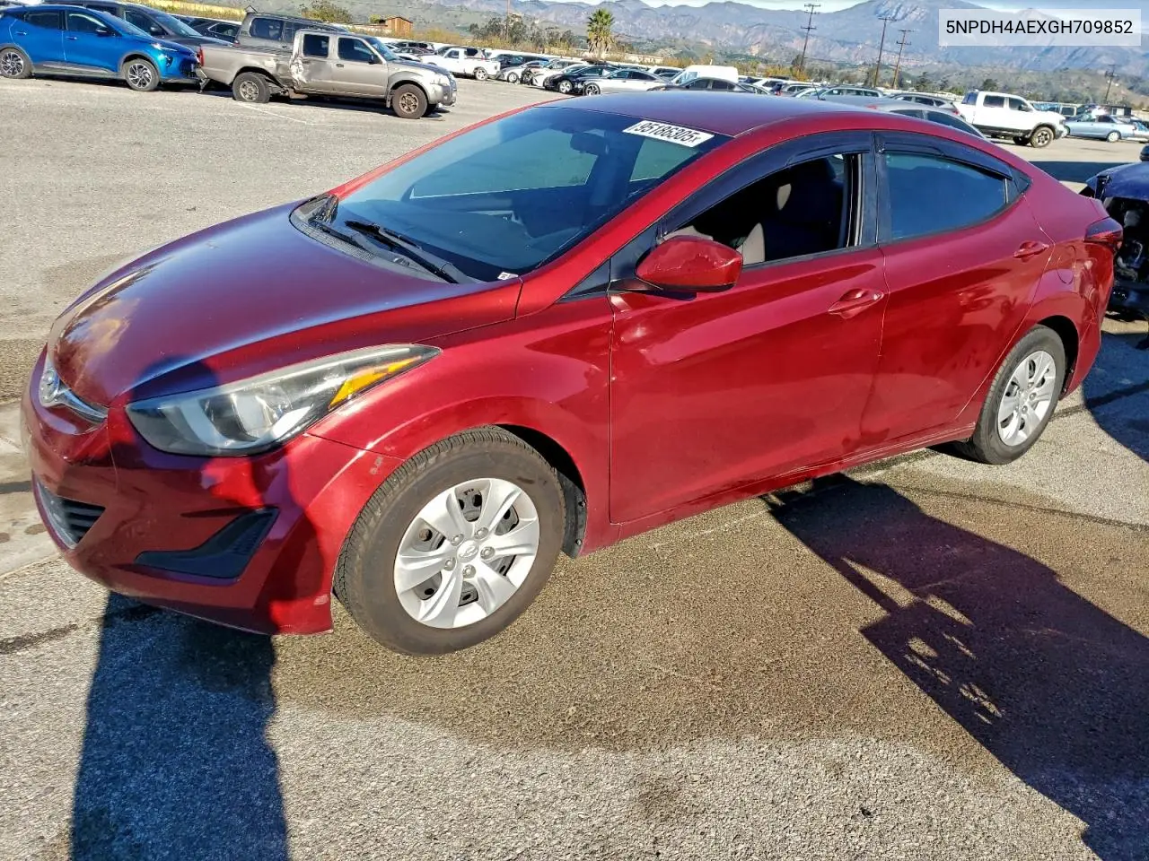 5NPDH4AEXGH709852 2016 Hyundai Elantra Se