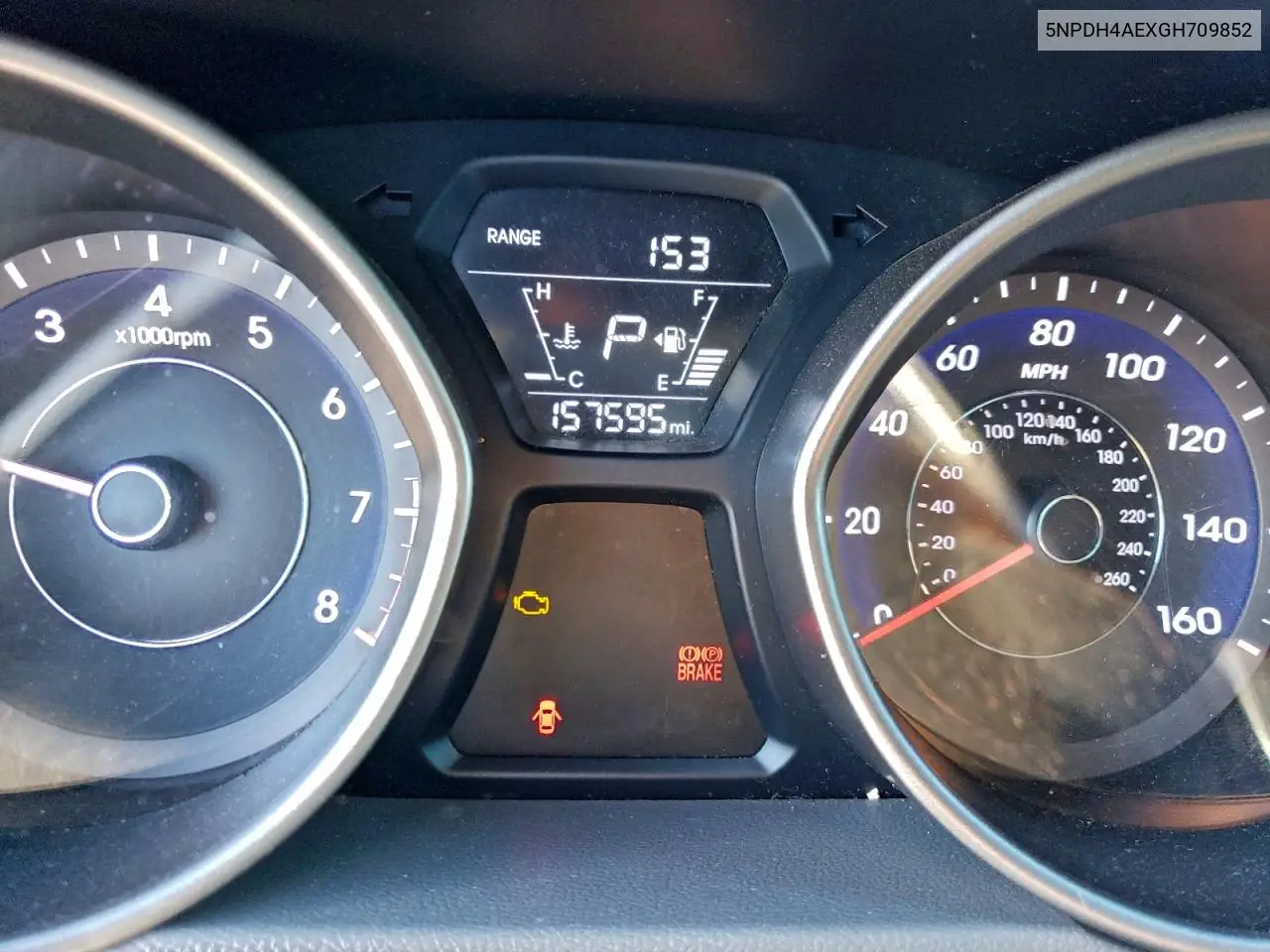 5NPDH4AEXGH709852 2016 Hyundai Elantra Se