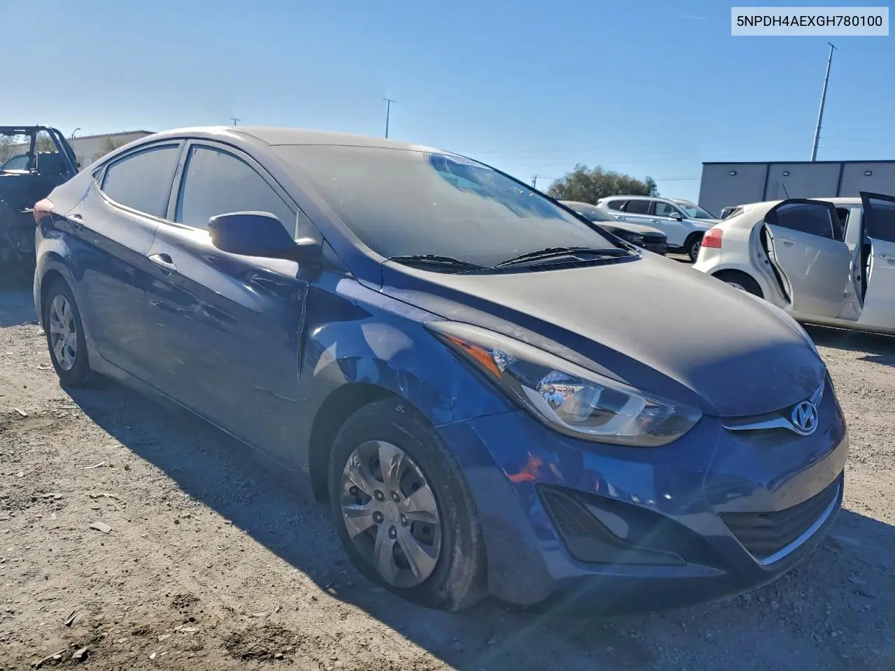 5NPDH4AEXGH780100 2016 Hyundai Elantra Se