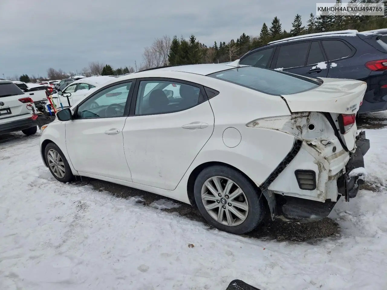 KMHDH4AEXGU494765 2016 Hyundai Elantra Se