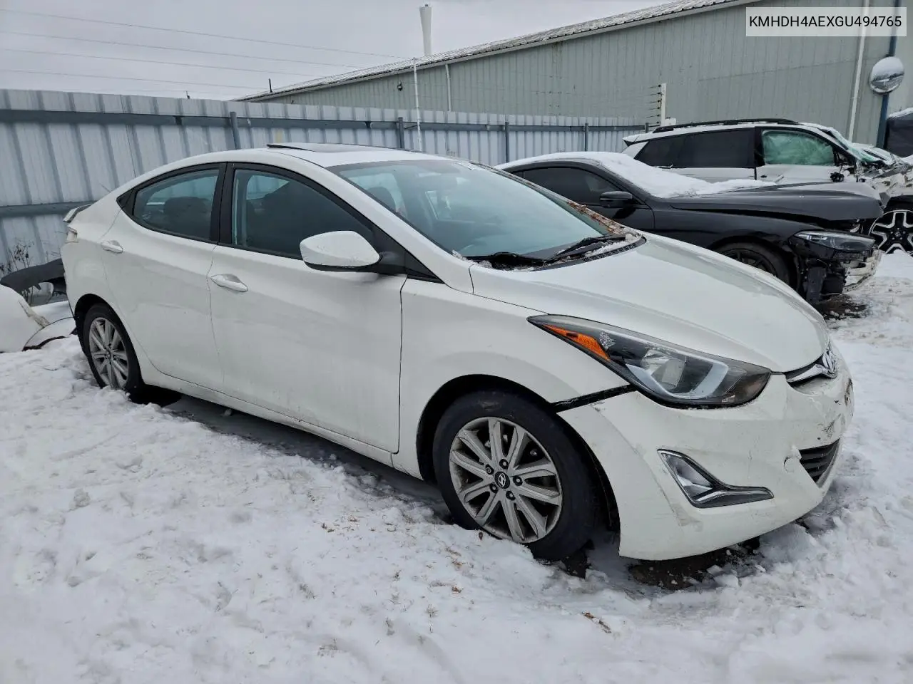 KMHDH4AEXGU494765 2016 Hyundai Elantra Se