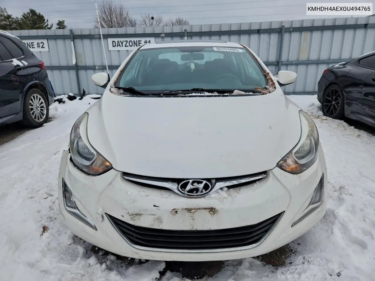 KMHDH4AEXGU494765 2016 Hyundai Elantra Se