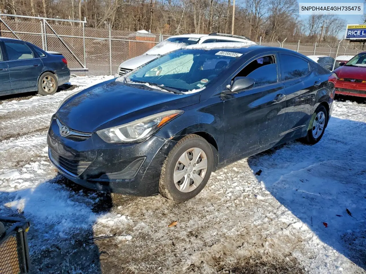 5NPDH4AE4GH735475 2016 Hyundai Elantra Se