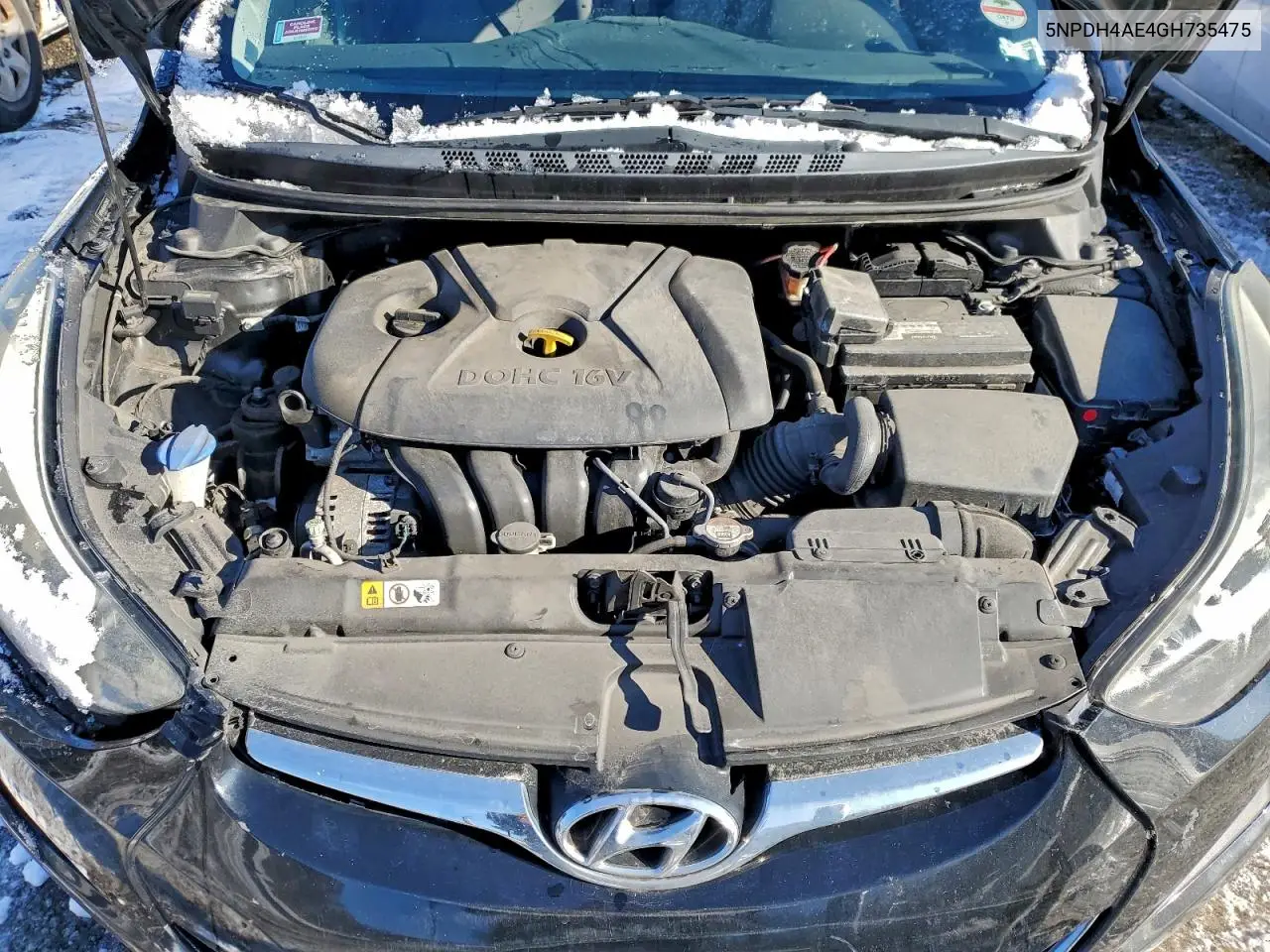 5NPDH4AE4GH735475 2016 Hyundai Elantra Se