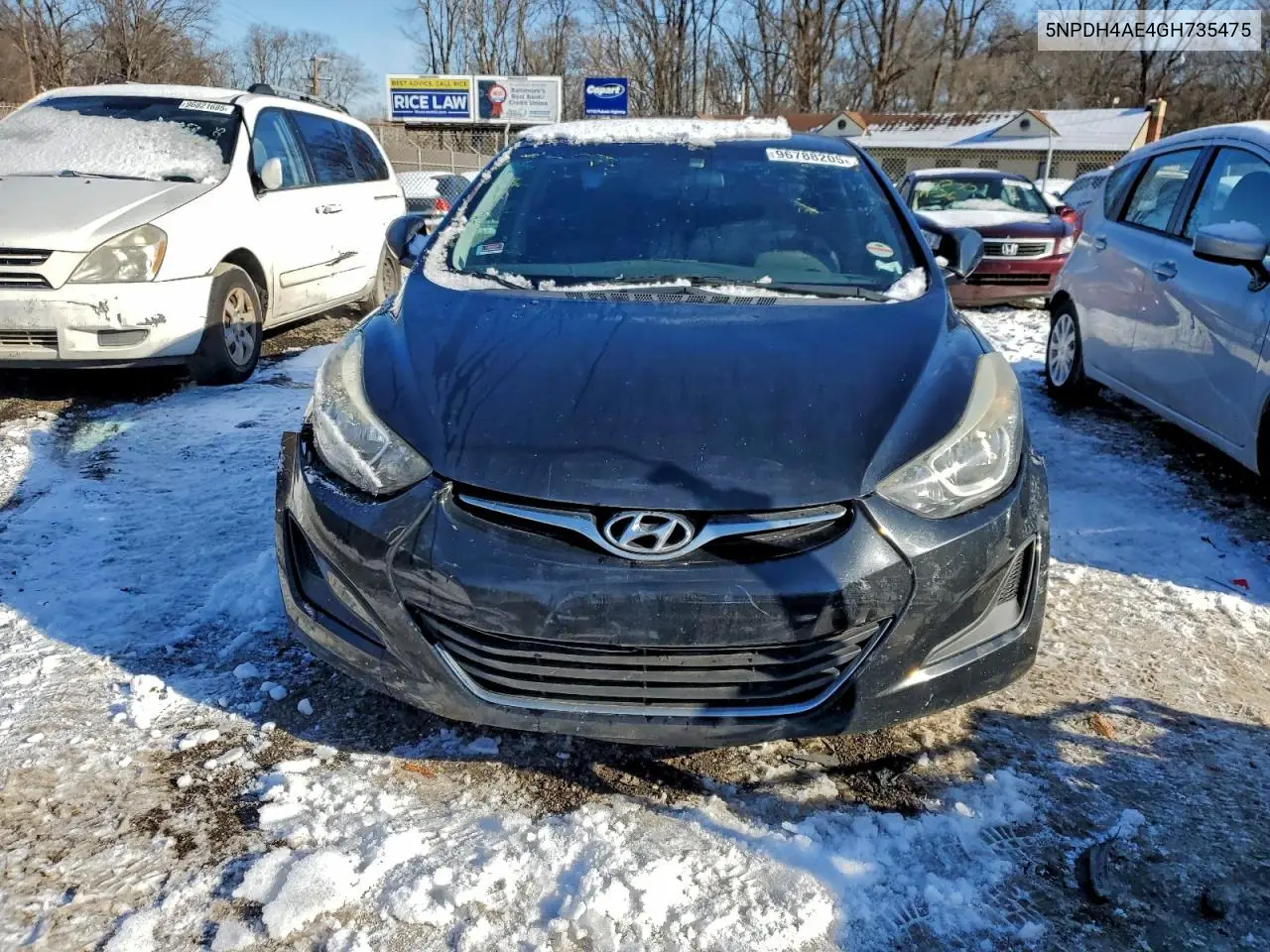 5NPDH4AE4GH735475 2016 Hyundai Elantra Se