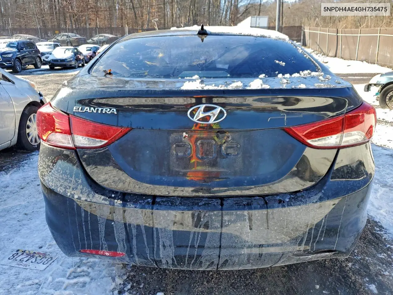 5NPDH4AE4GH735475 2016 Hyundai Elantra Se