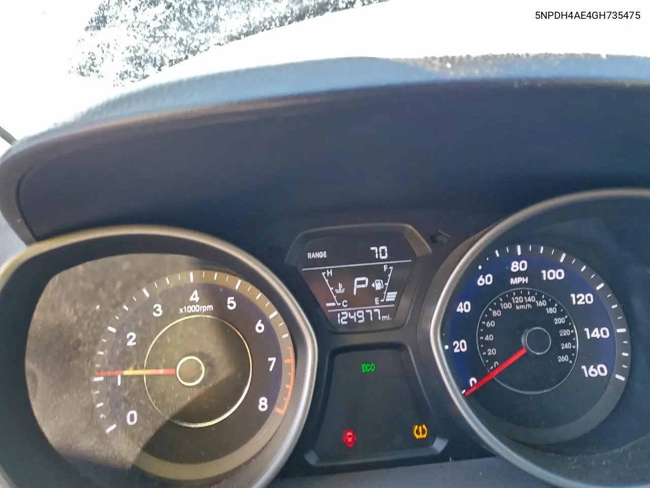 5NPDH4AE4GH735475 2016 Hyundai Elantra Se