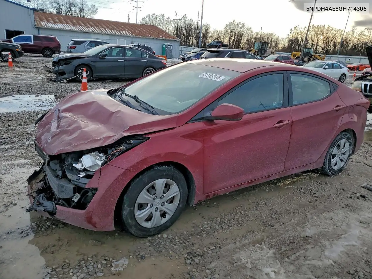 5NPDH4AE8GH714306 2016 Hyundai Elantra Se