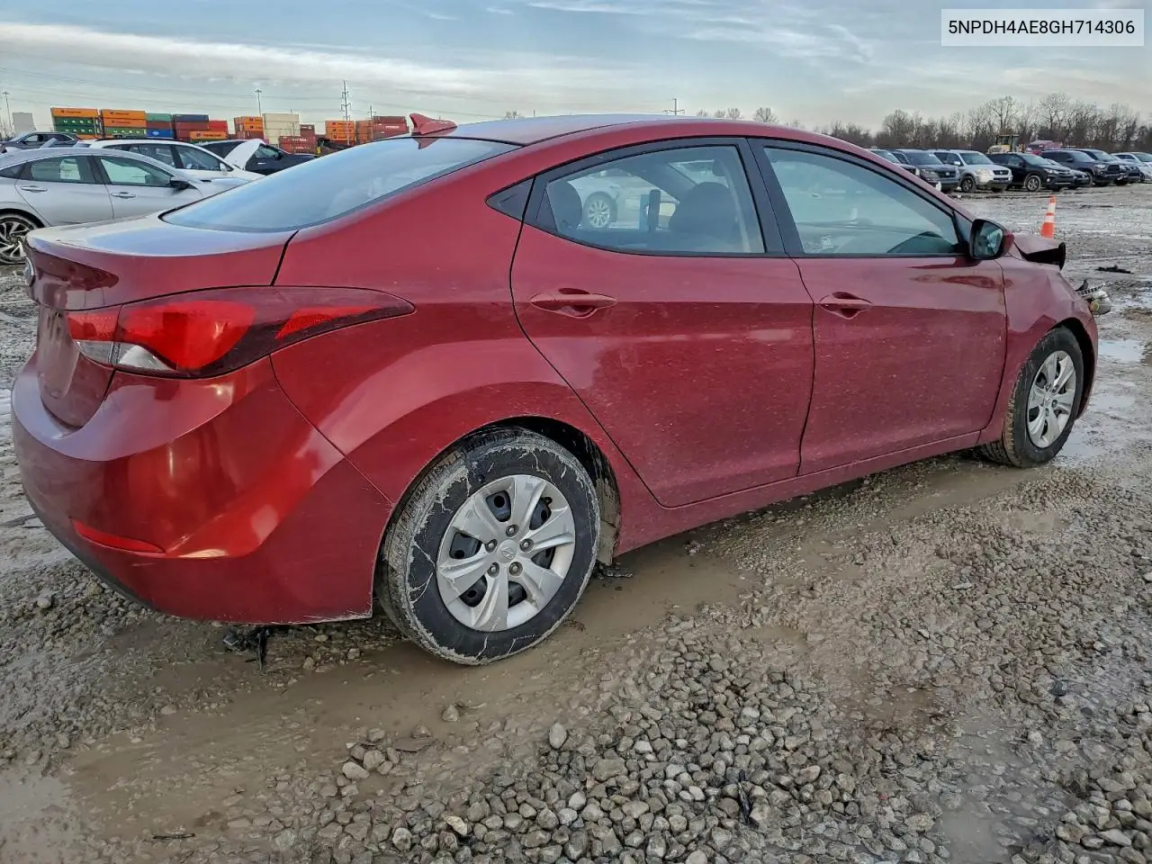 5NPDH4AE8GH714306 2016 Hyundai Elantra Se