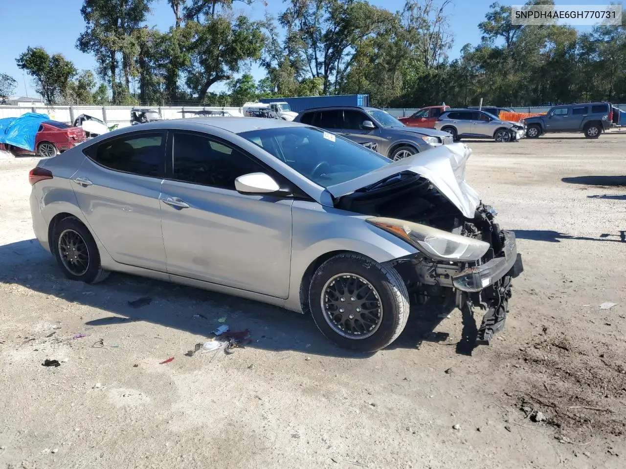5NPDH4AE6GH770731 2016 Hyundai Elantra Se