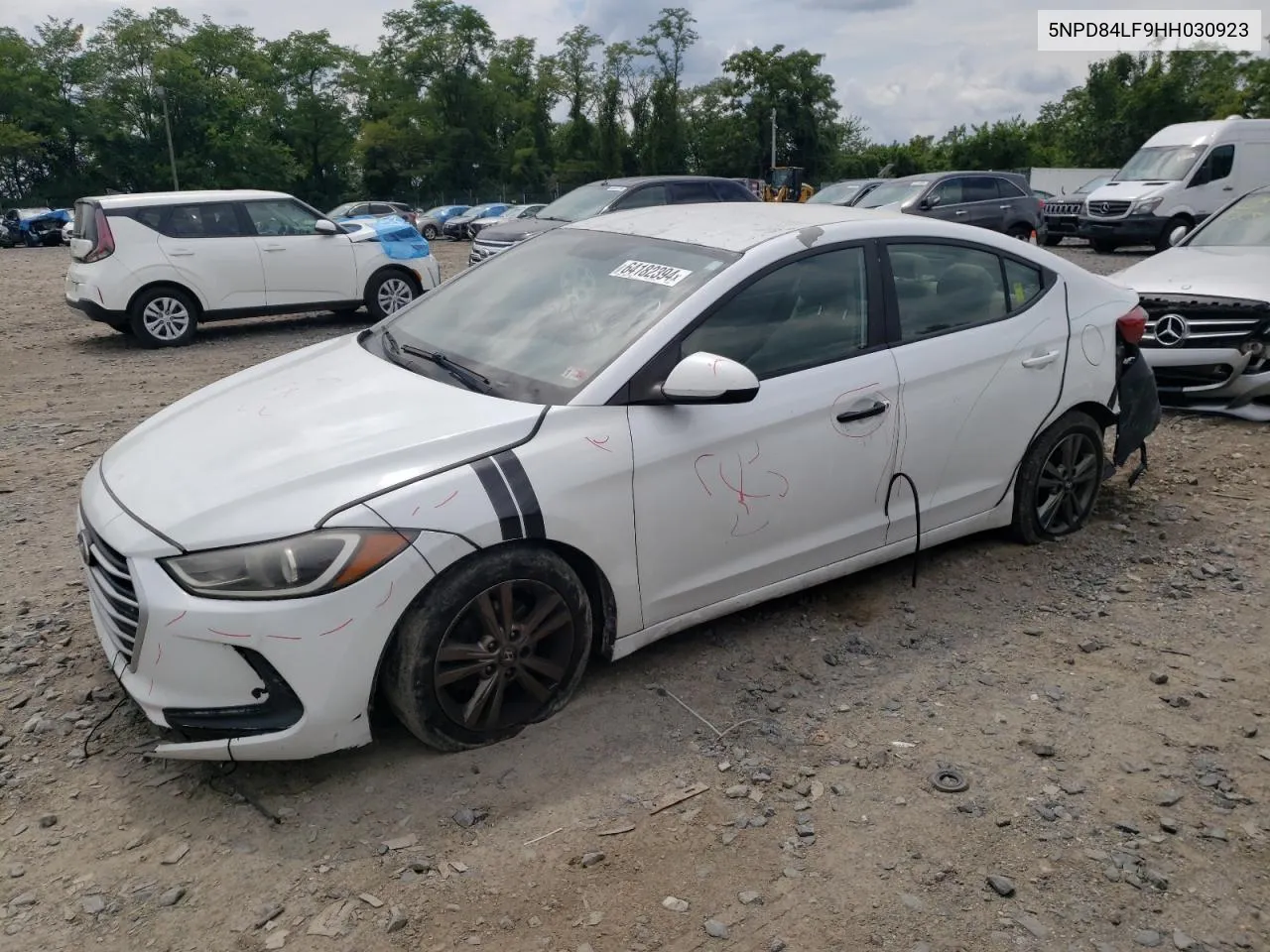 2017 Hyundai Elantra Se VIN: 5NPD84LF9HH030923 Lot: 64182394