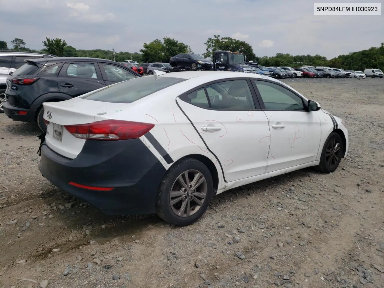 2017 Hyundai Elantra Se VIN: 5NPD84LF9HH030923 Lot: 64182394