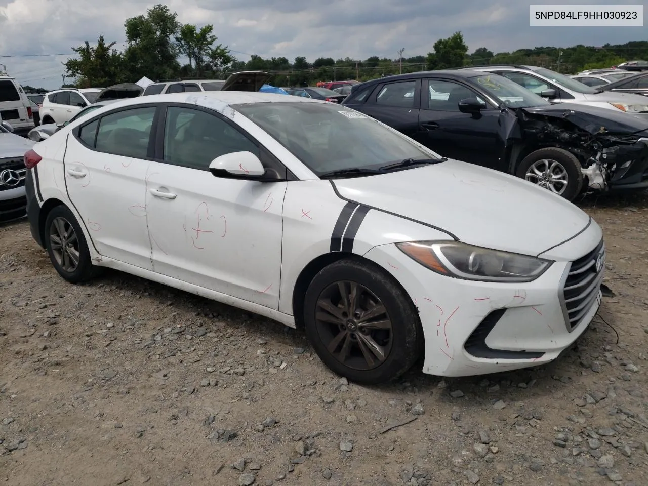 2017 Hyundai Elantra Se VIN: 5NPD84LF9HH030923 Lot: 64182394