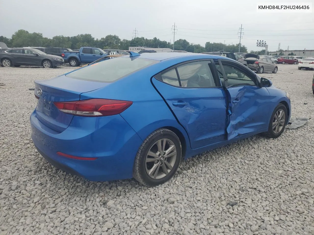 2017 Hyundai Elantra Se VIN: KMHD84LF2HU246436 Lot: 66884864