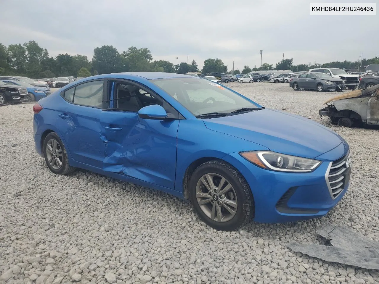 KMHD84LF2HU246436 2017 Hyundai Elantra Se