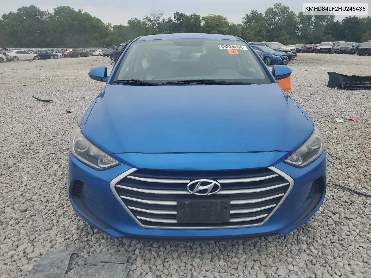 2017 Hyundai Elantra Se VIN: KMHD84LF2HU246436 Lot: 66884864