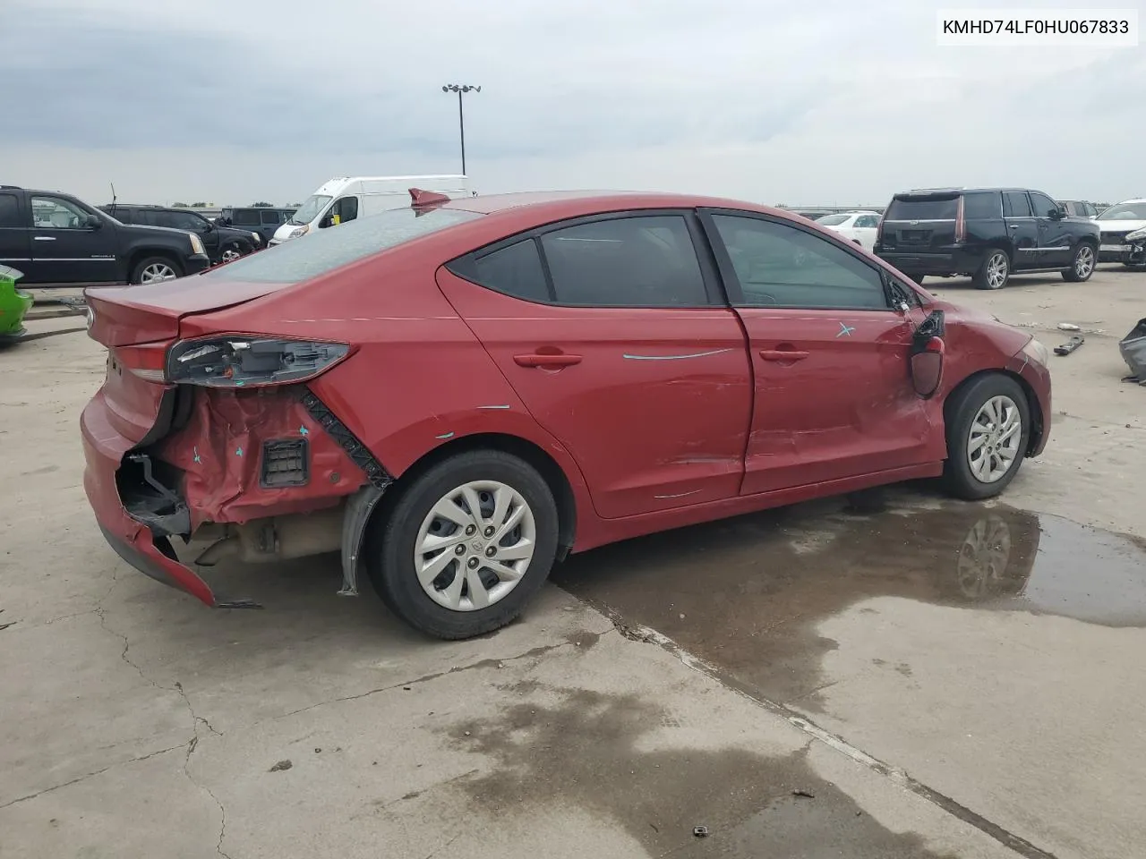 KMHD74LF0HU067833 2017 Hyundai Elantra Se