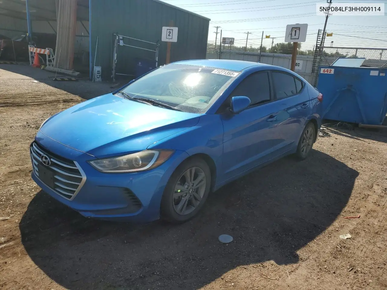 5NPD84LF3HH009114 2017 Hyundai Elantra Se