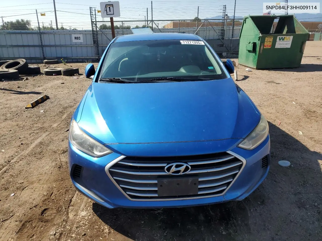 5NPD84LF3HH009114 2017 Hyundai Elantra Se