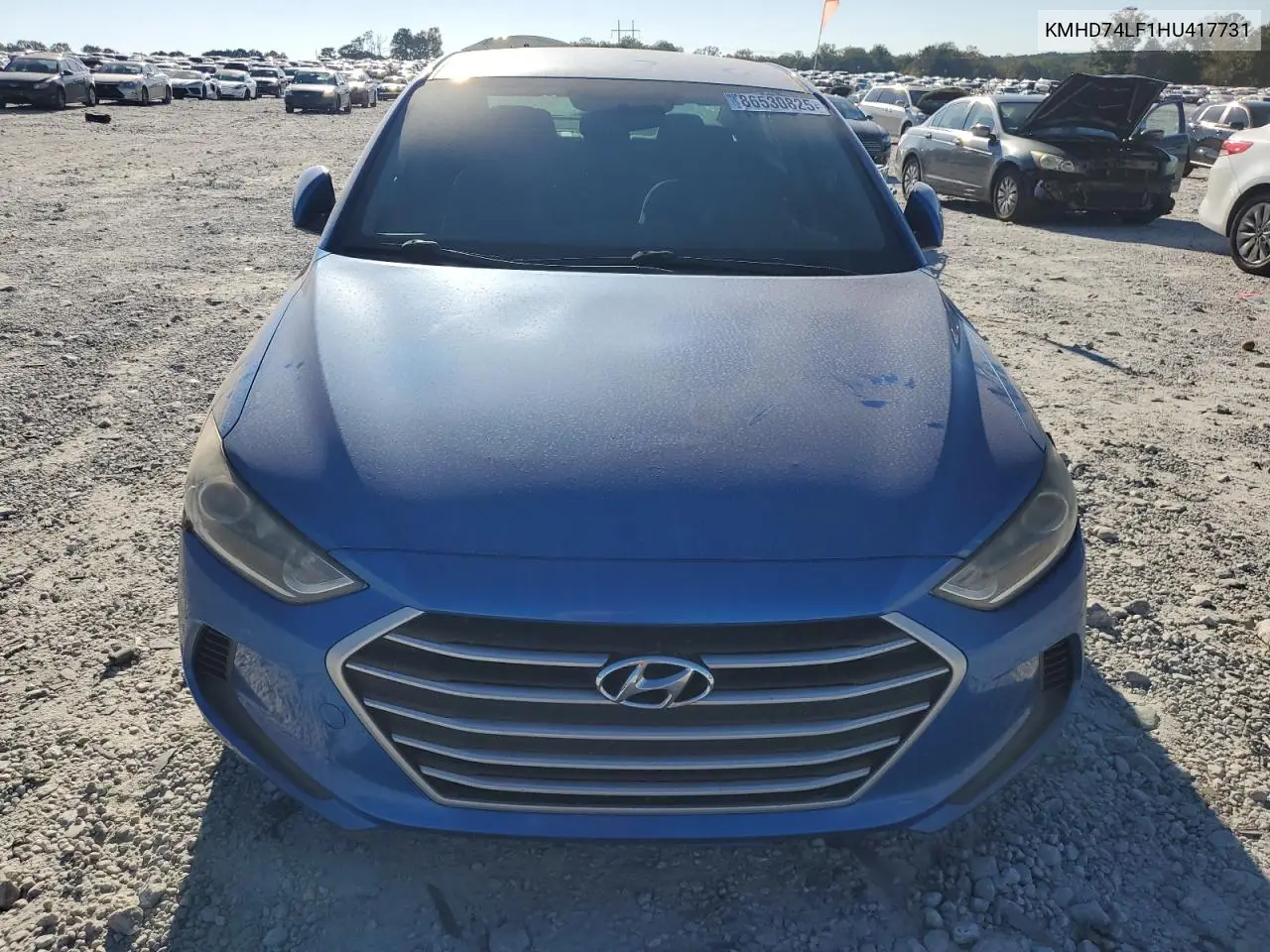 KMHD74LF1HU417731 2017 Hyundai Elantra Se