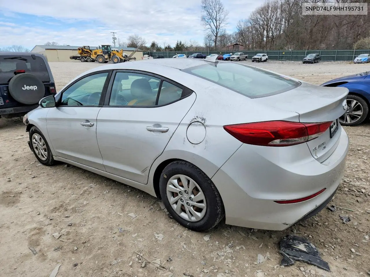 5NPD74LF9HH195731 2017 Hyundai Elantra Se