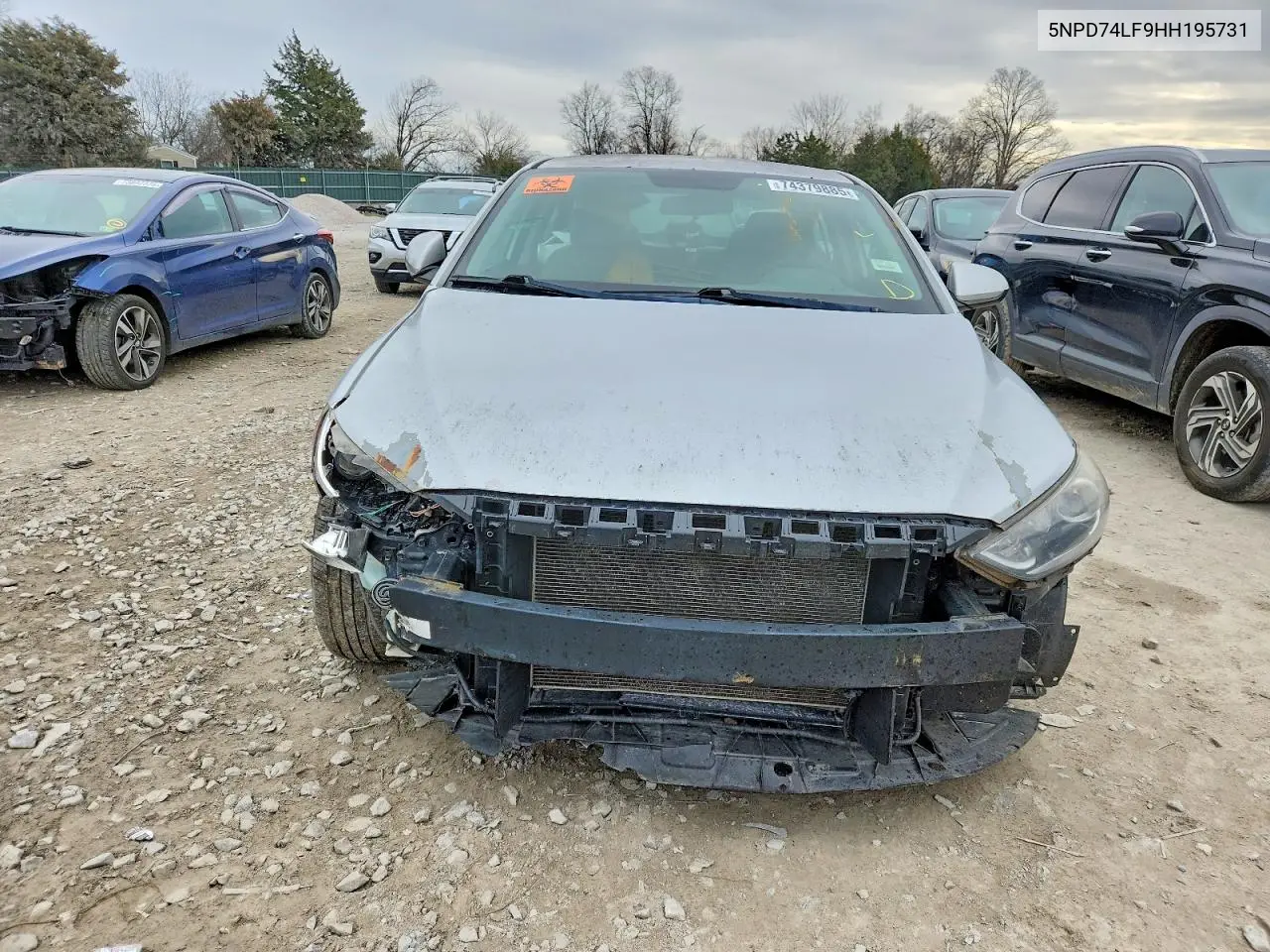 5NPD74LF9HH195731 2017 Hyundai Elantra Se