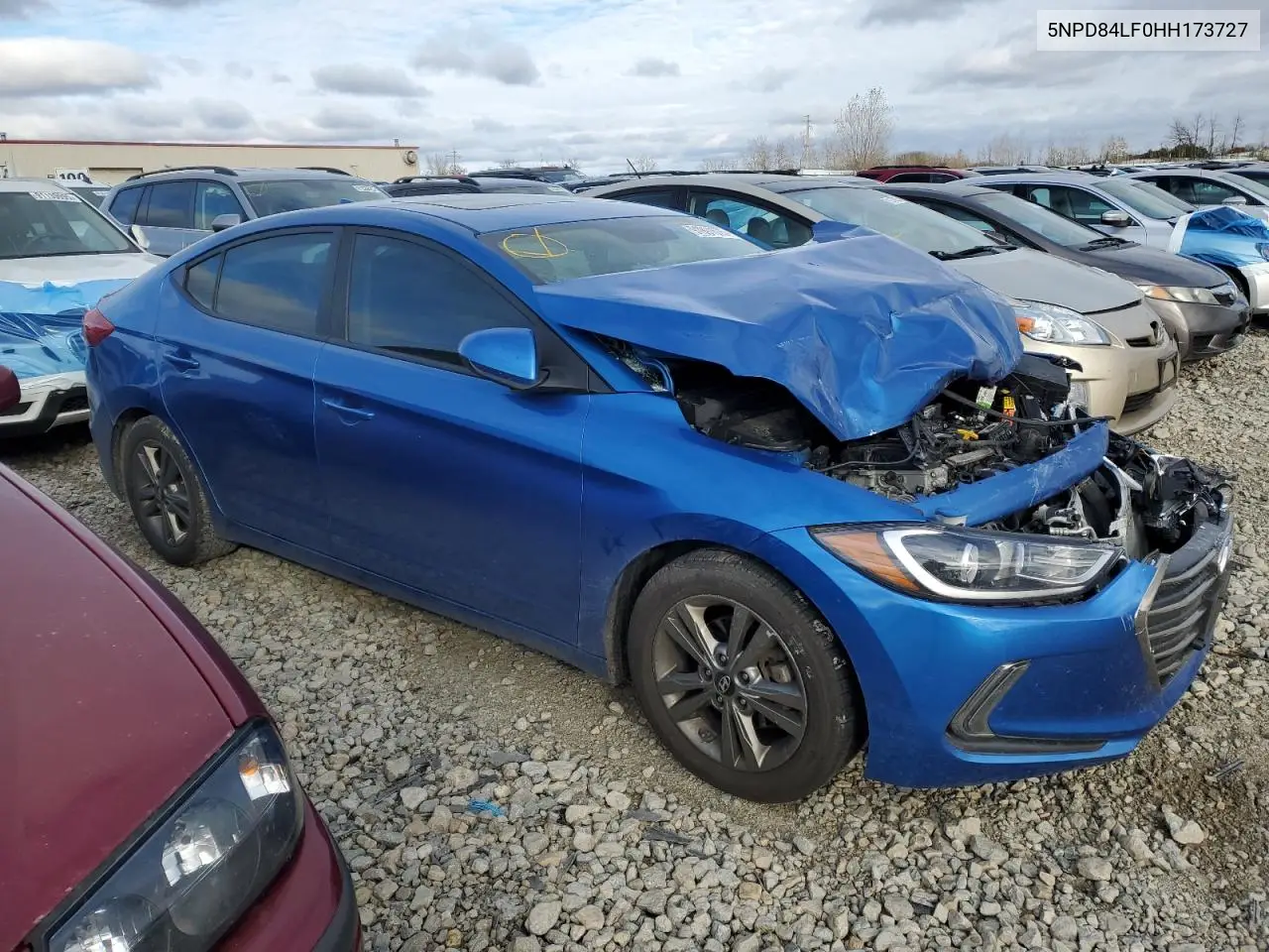 5NPD84LF0HH173727 2017 Hyundai Elantra Se