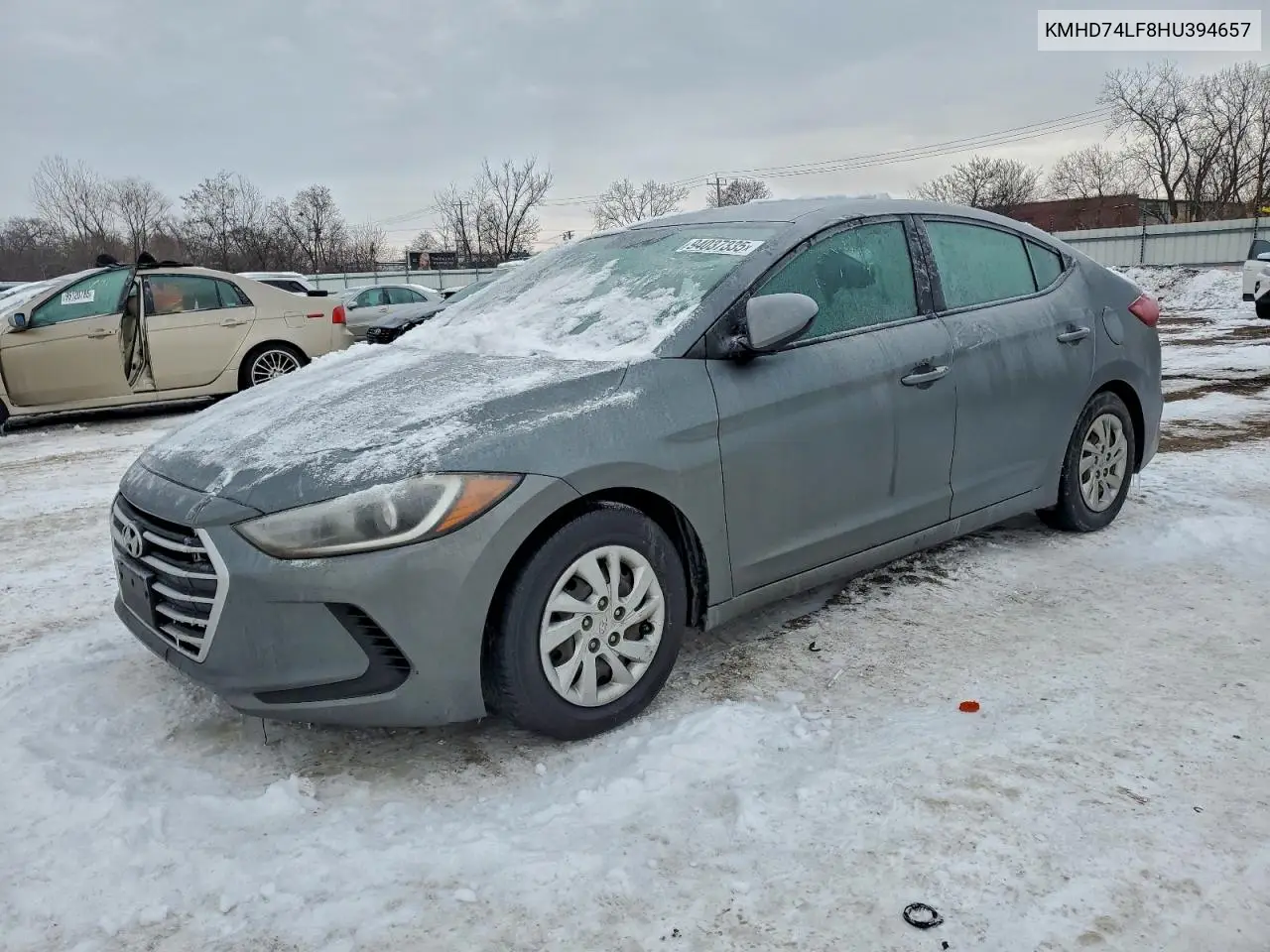 KMHD74LF8HU394657 2017 Hyundai Elantra Se