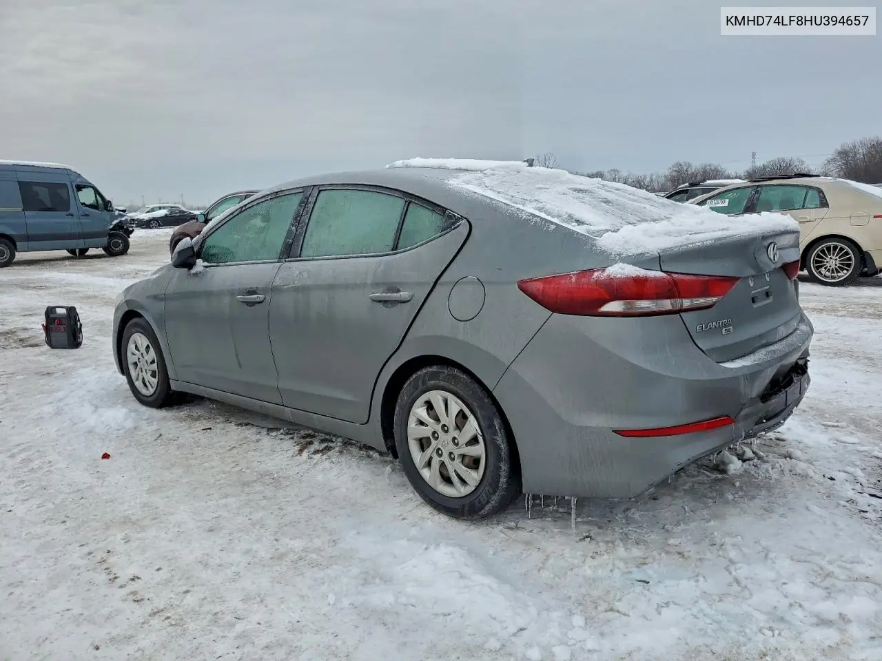 KMHD74LF8HU394657 2017 Hyundai Elantra Se