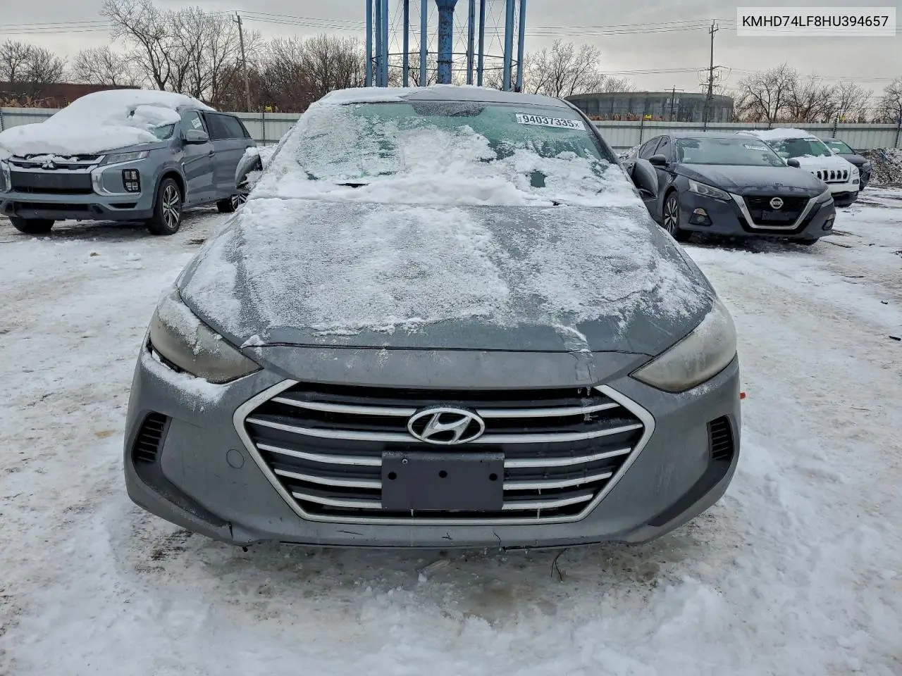 KMHD74LF8HU394657 2017 Hyundai Elantra Se