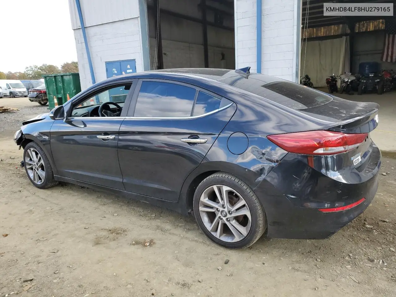KMHD84LF8HU279165 2017 Hyundai Elantra Se