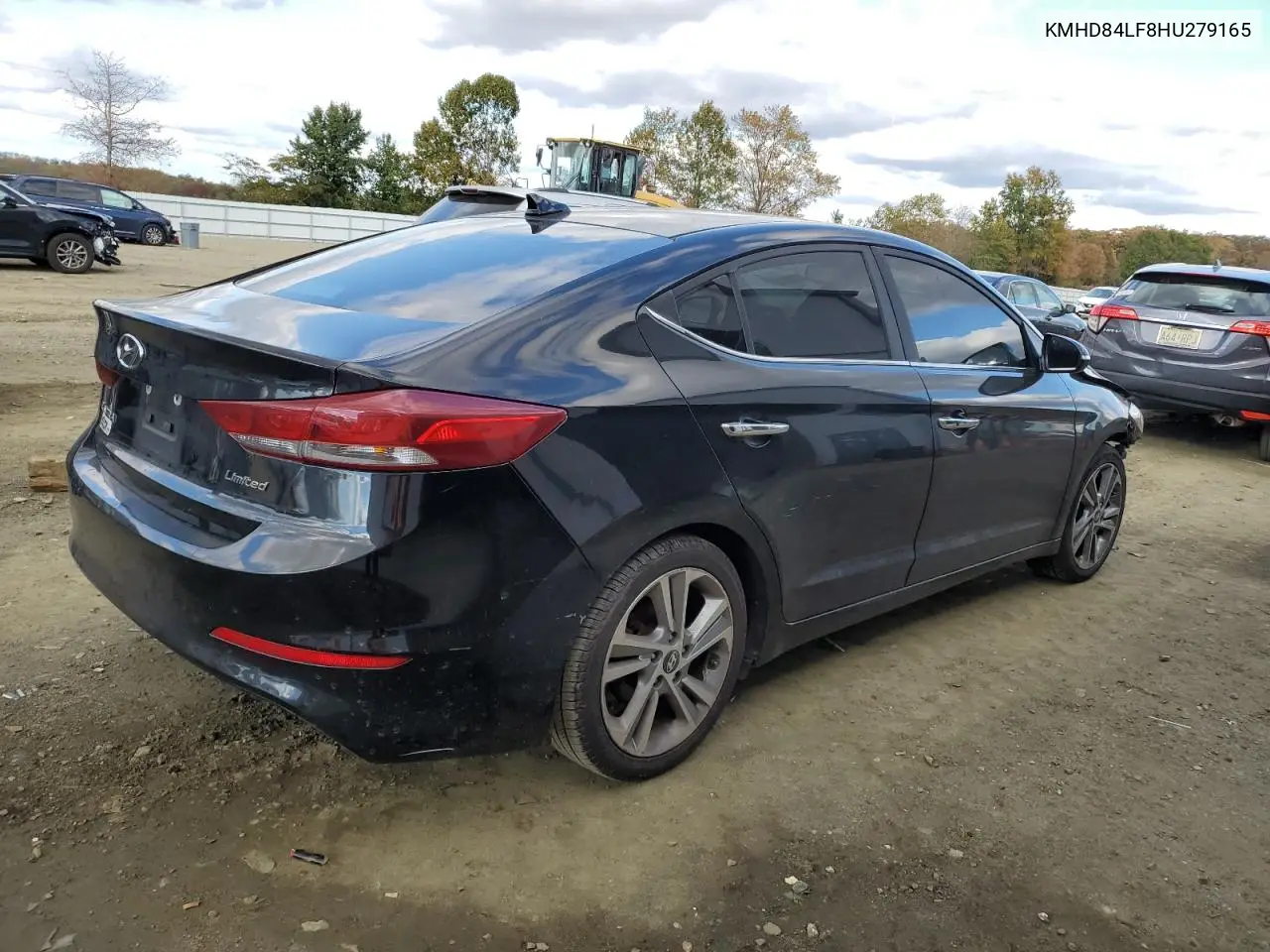 KMHD84LF8HU279165 2017 Hyundai Elantra Se
