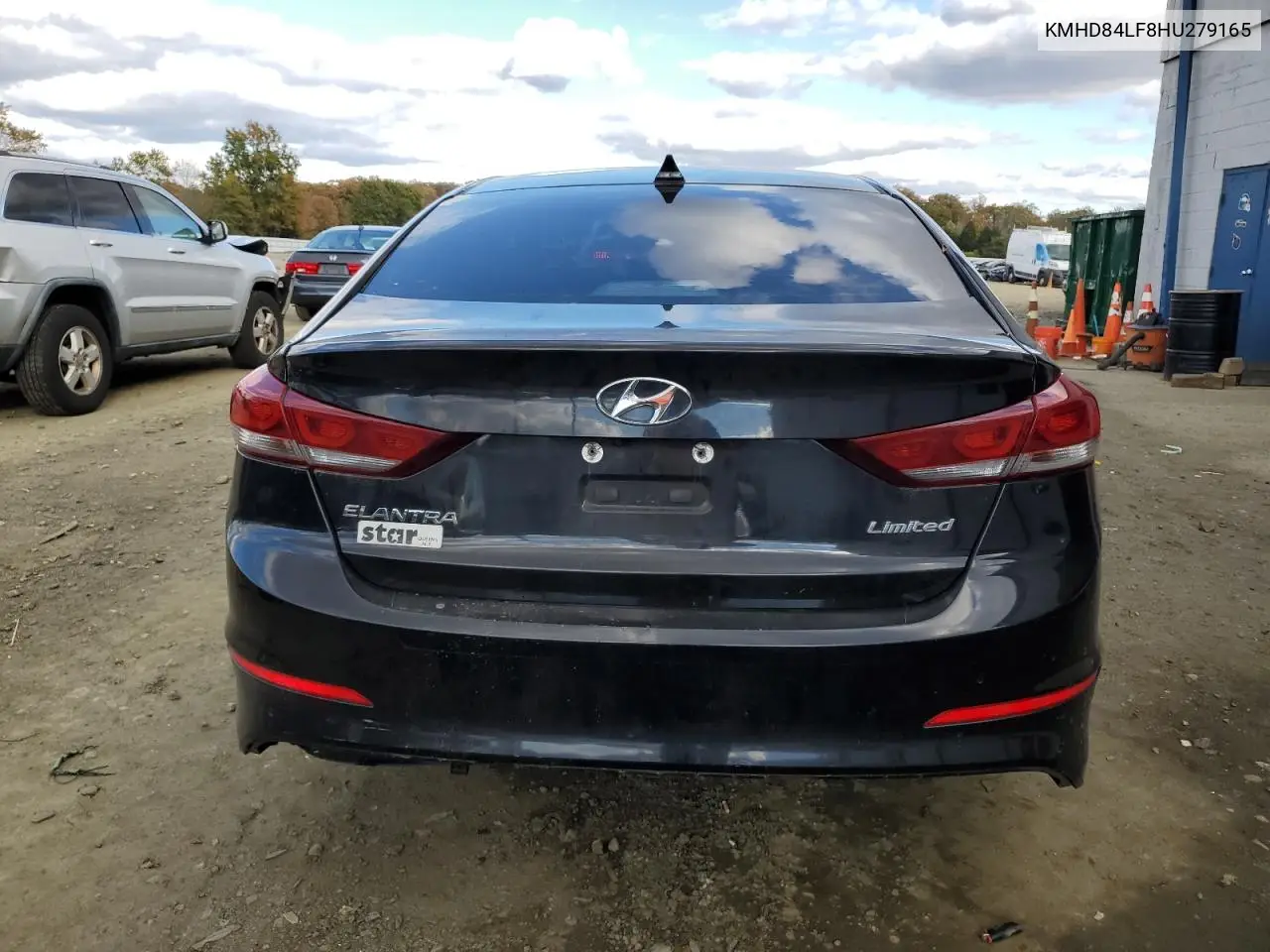 KMHD84LF8HU279165 2017 Hyundai Elantra Se