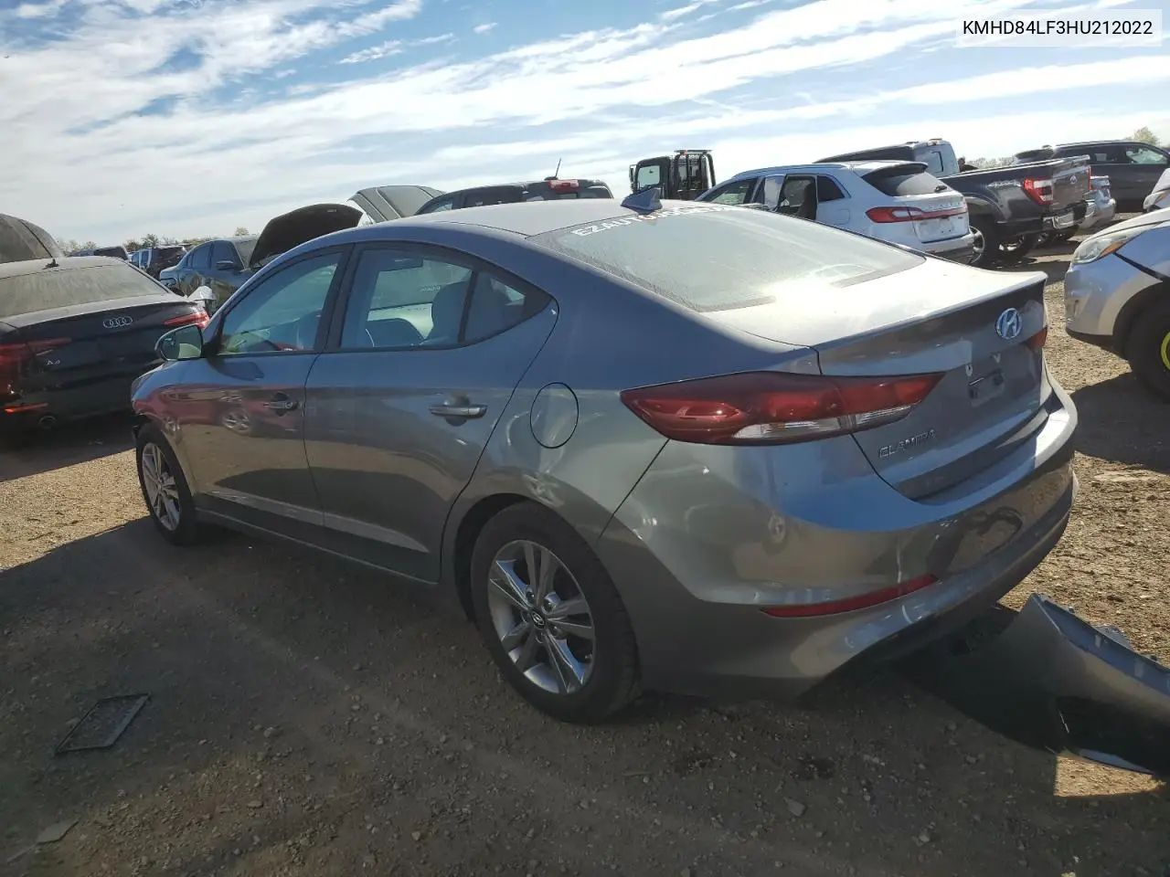 KMHD84LF3HU212022 2017 Hyundai Elantra Se