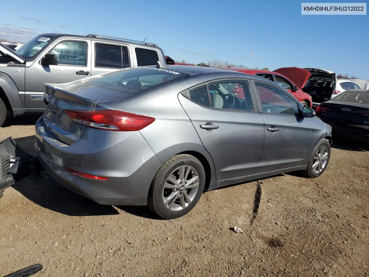 KMHD84LF3HU212022 2017 Hyundai Elantra Se