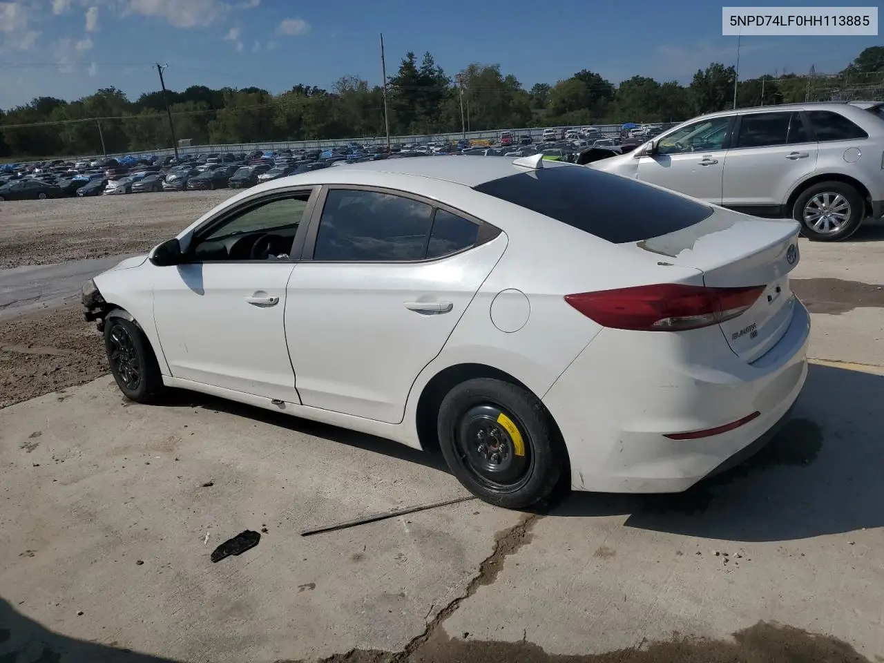 5NPD74LF0HH113885 2017 Hyundai Elantra Se
