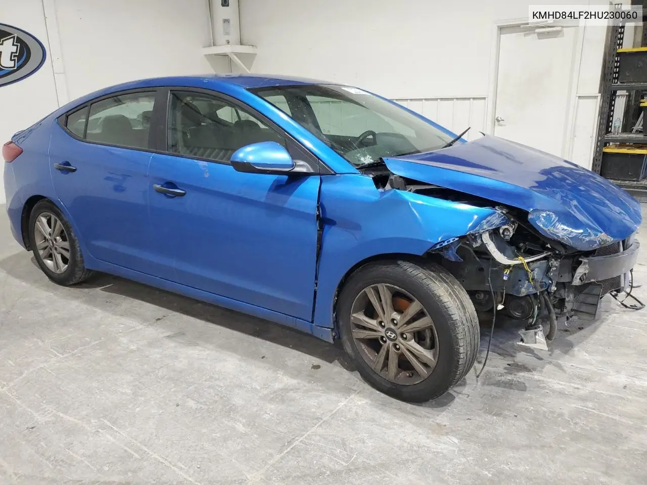 KMHD84LF2HU230060 2017 Hyundai Elantra Se