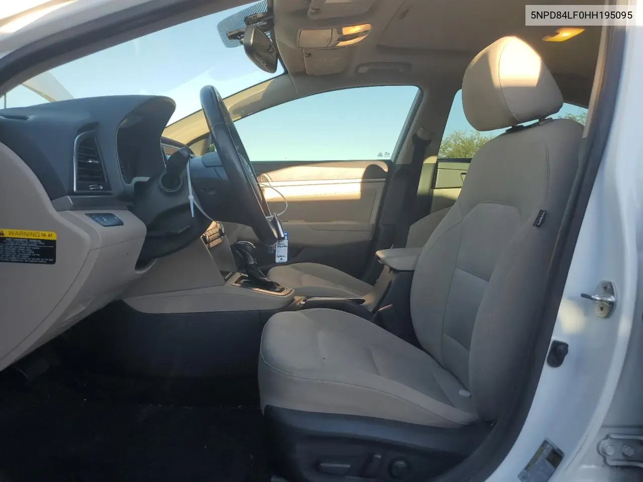 5NPD84LF0HH195095 2017 Hyundai Elantra Se