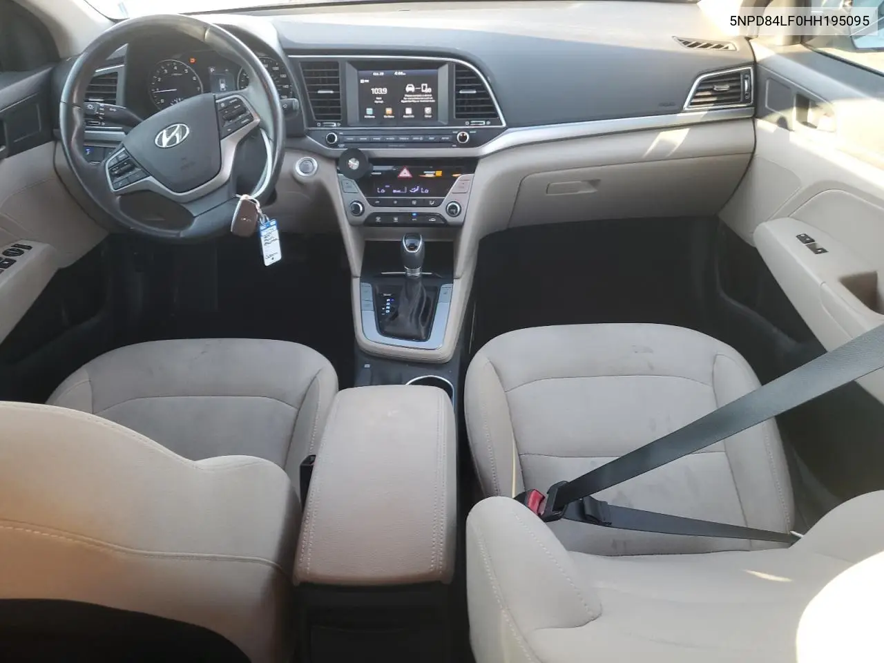 5NPD84LF0HH195095 2017 Hyundai Elantra Se