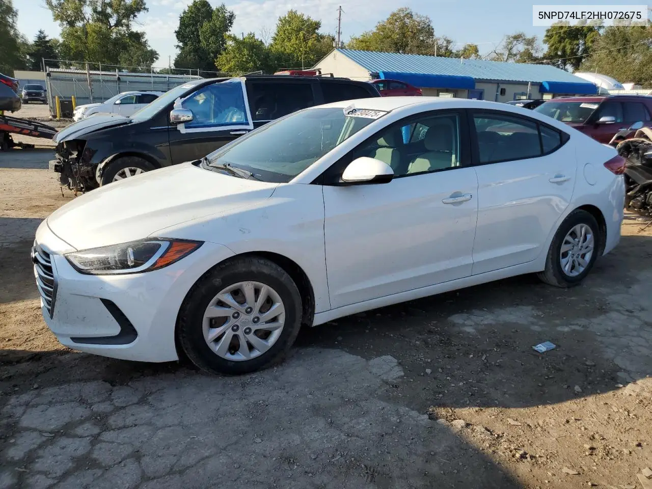 5NPD74LF2HH072675 2017 Hyundai Elantra Se