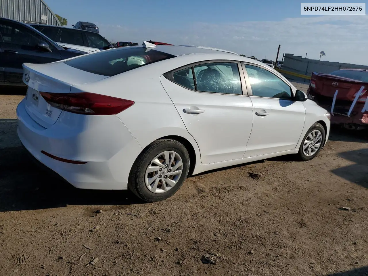 5NPD74LF2HH072675 2017 Hyundai Elantra Se
