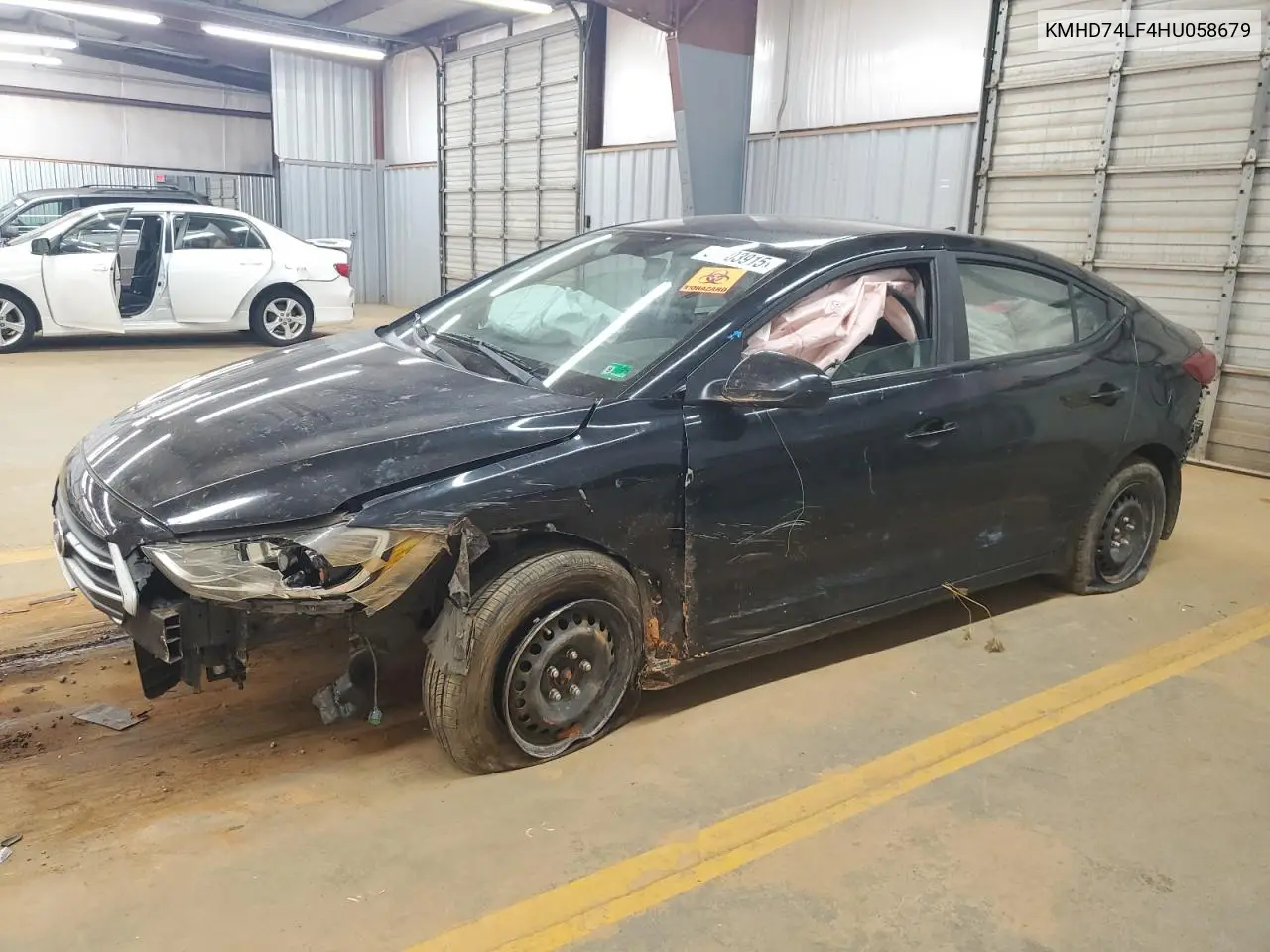 KMHD74LF4HU058679 2017 Hyundai Elantra Se